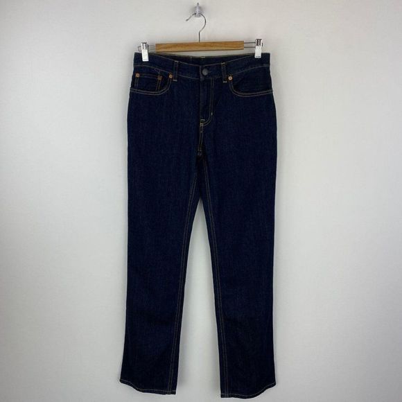 POLO RALPH LAUREN Straight Dark Blue Jeans - Picture 1 of 7